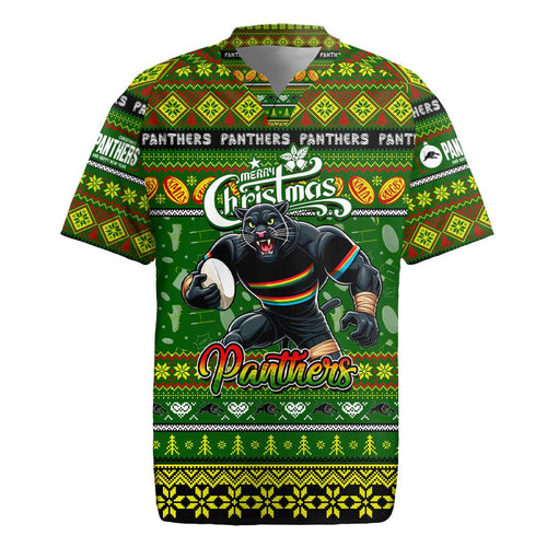 Personalized Panthers Rugby Xmas Rugby Jersey Australia NRL Mascot