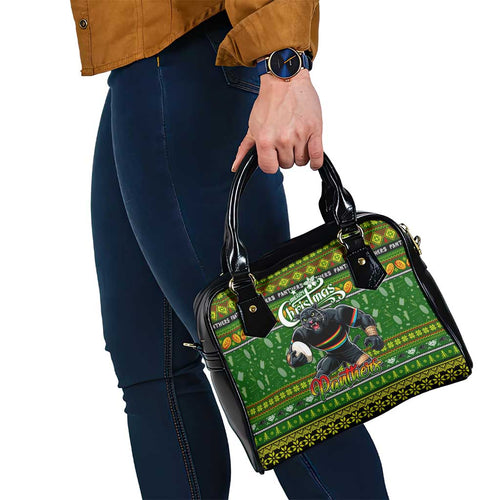 Panthers Rugby Xmas Shoulder Handbag Australia NRL Mascot