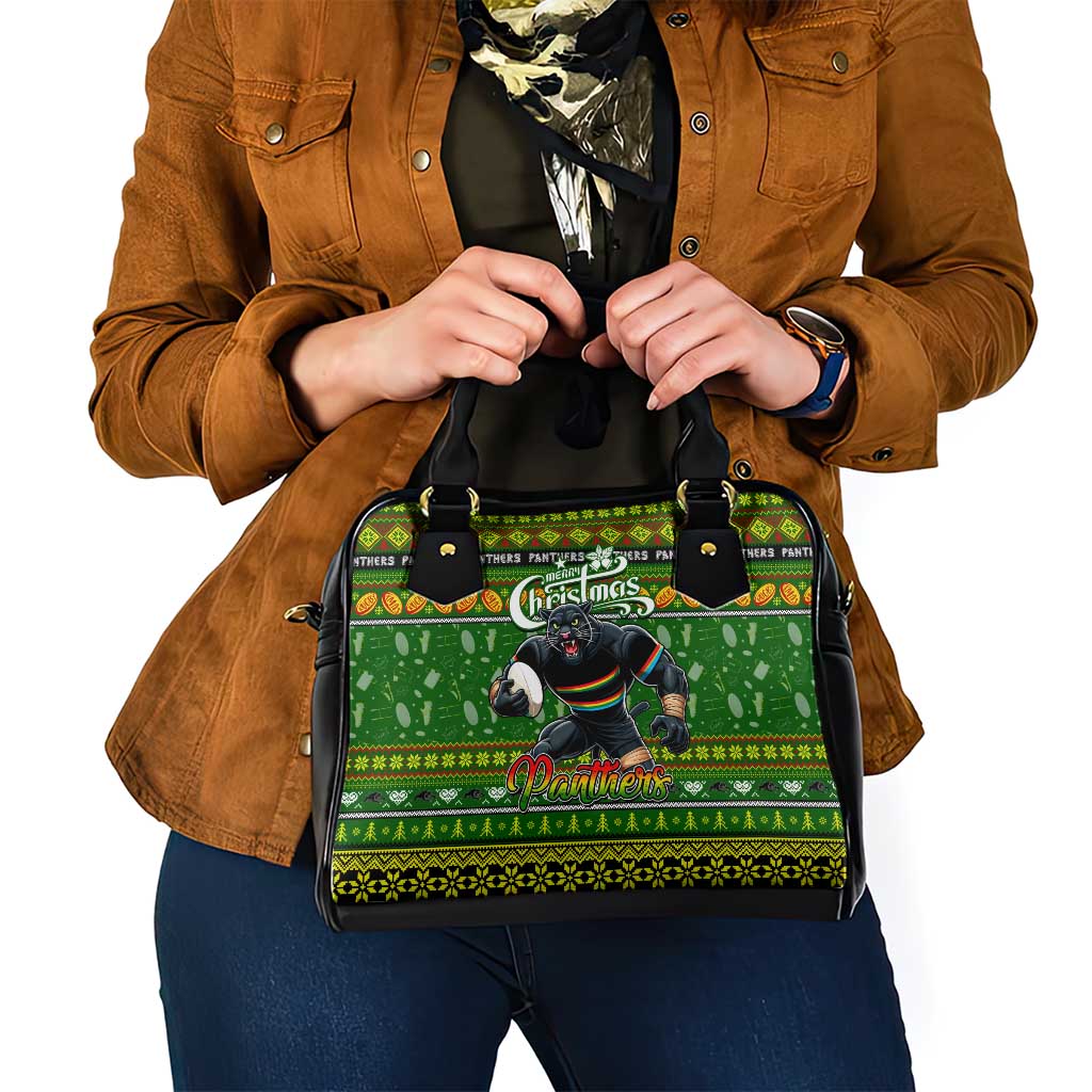 Panthers Rugby Xmas Shoulder Handbag Australia NRL Mascot