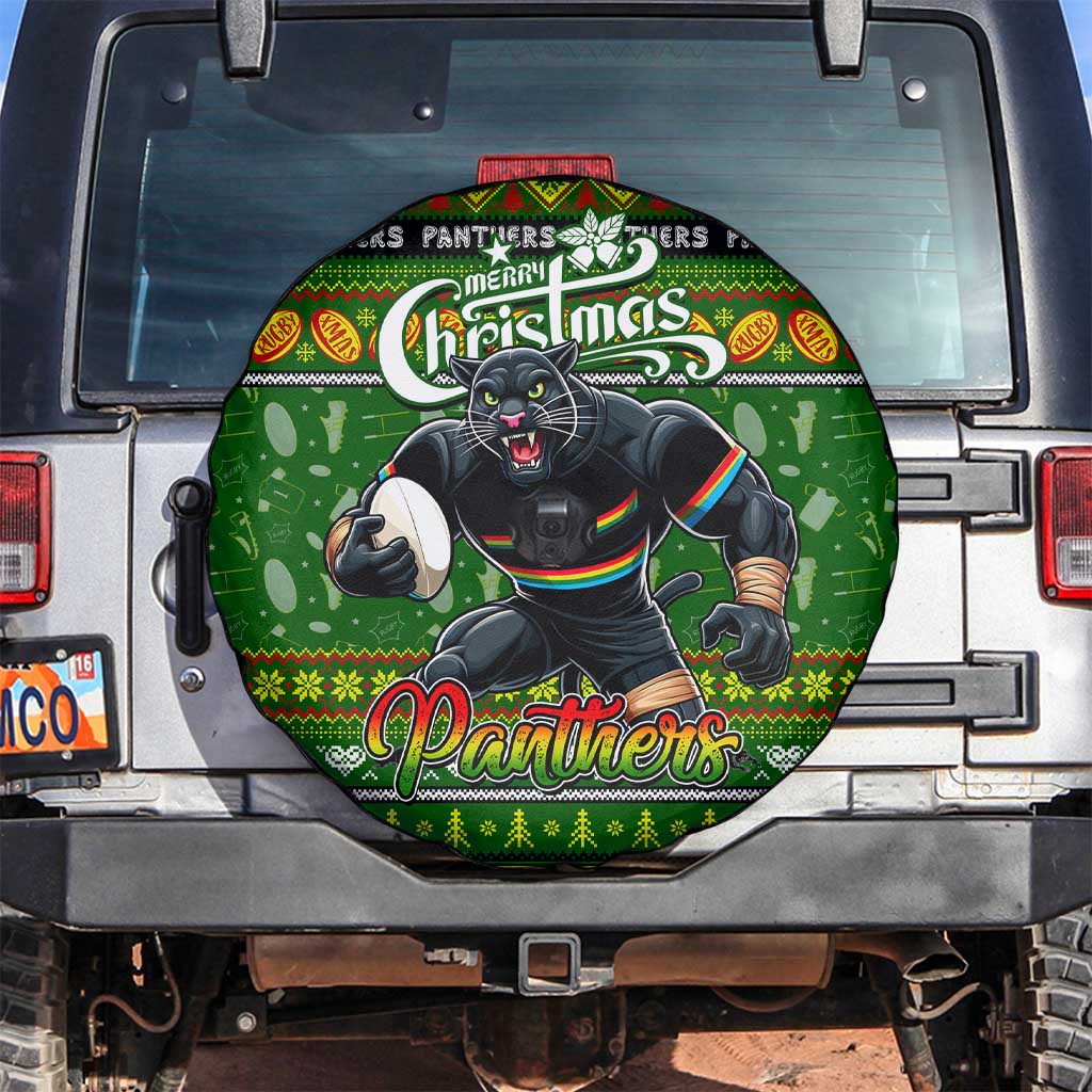 Panthers Rugby Xmas Spare Tire Cover Australia NRL Mascot