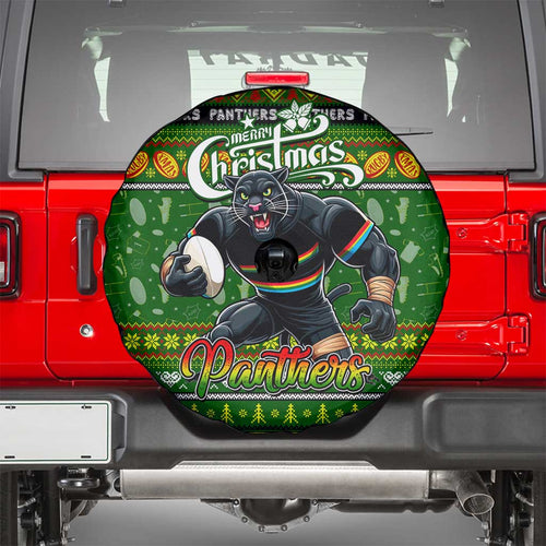 Panthers Rugby Xmas Spare Tire Cover Australia NRL Mascot