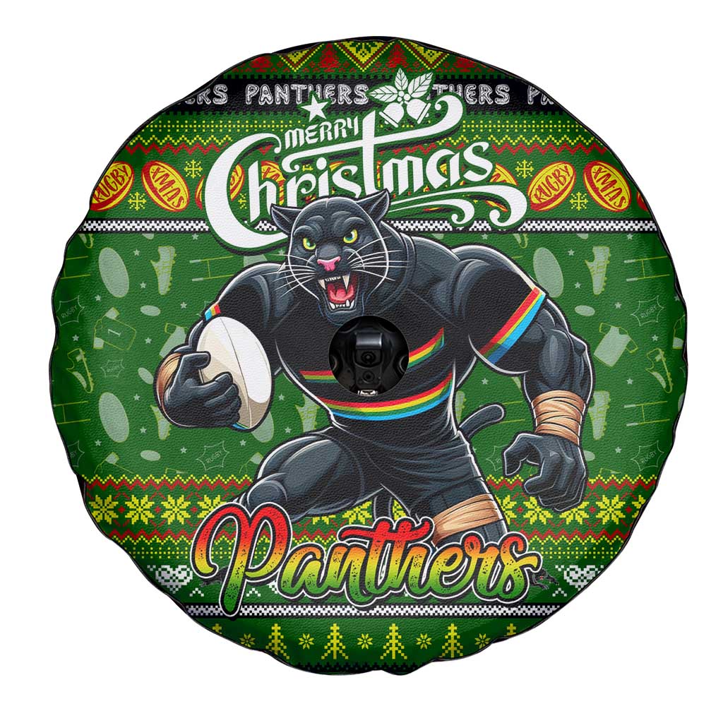 Panthers Rugby Xmas Spare Tire Cover Australia NRL Mascot