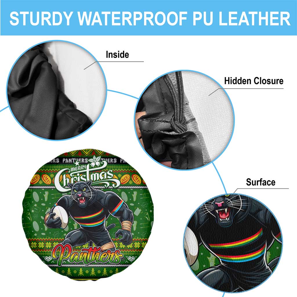 Panthers Rugby Xmas Spare Tire Cover Australia NRL Mascot