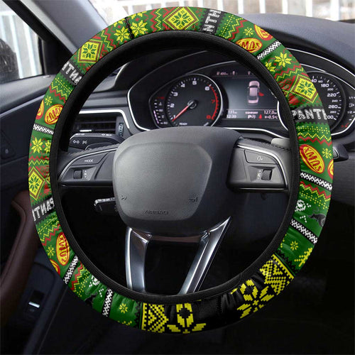 Panthers Rugby Xmas Steering Wheel Cover Australia NRL Mascot
