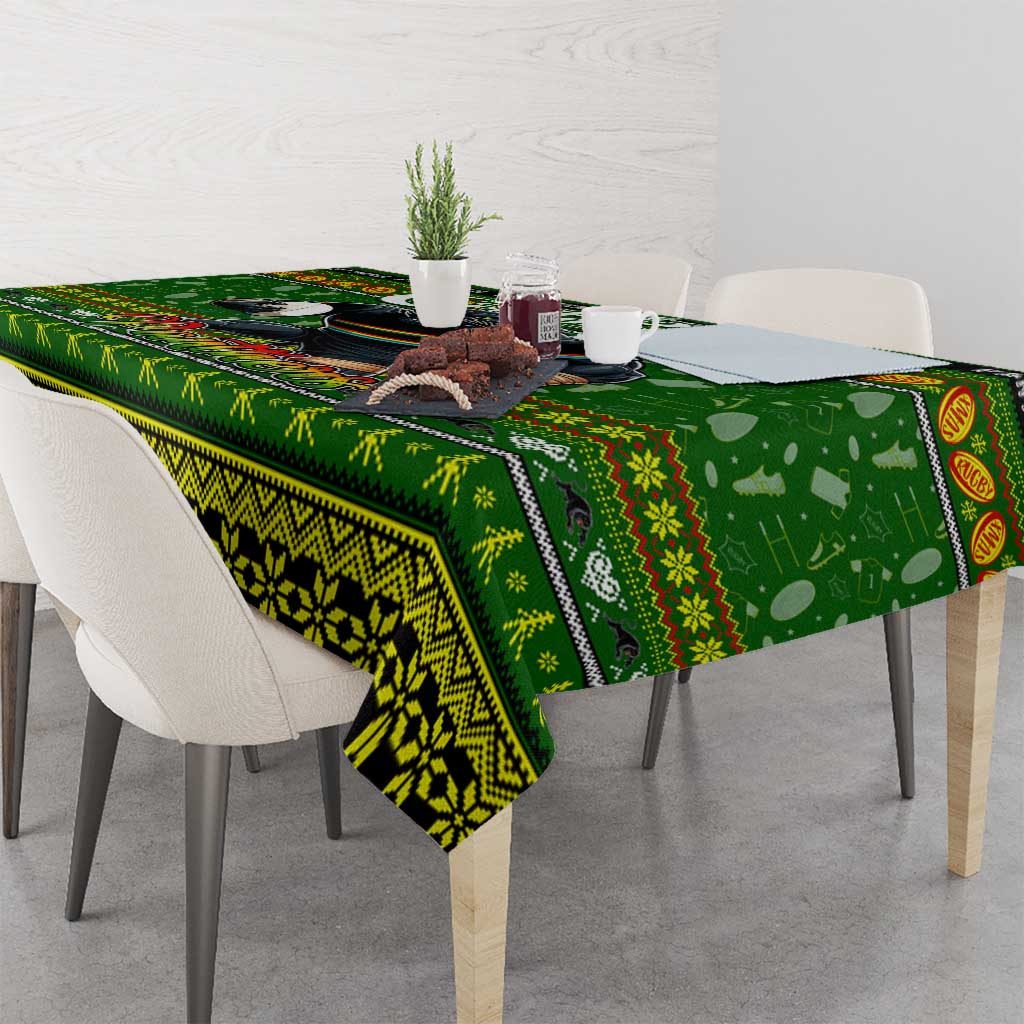 Panthers Rugby Xmas Tablecloth Australia NRL Mascot