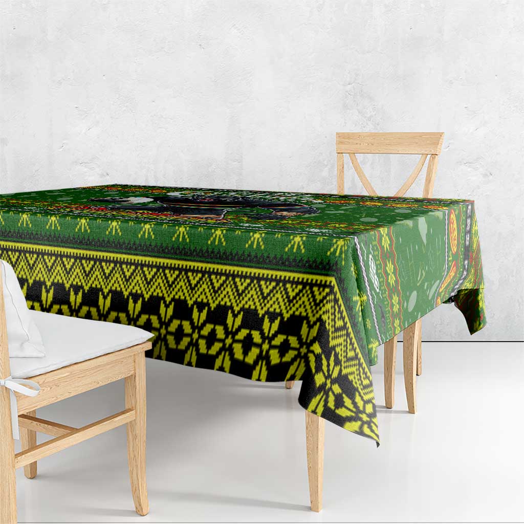 Panthers Rugby Xmas Tablecloth Australia NRL Mascot