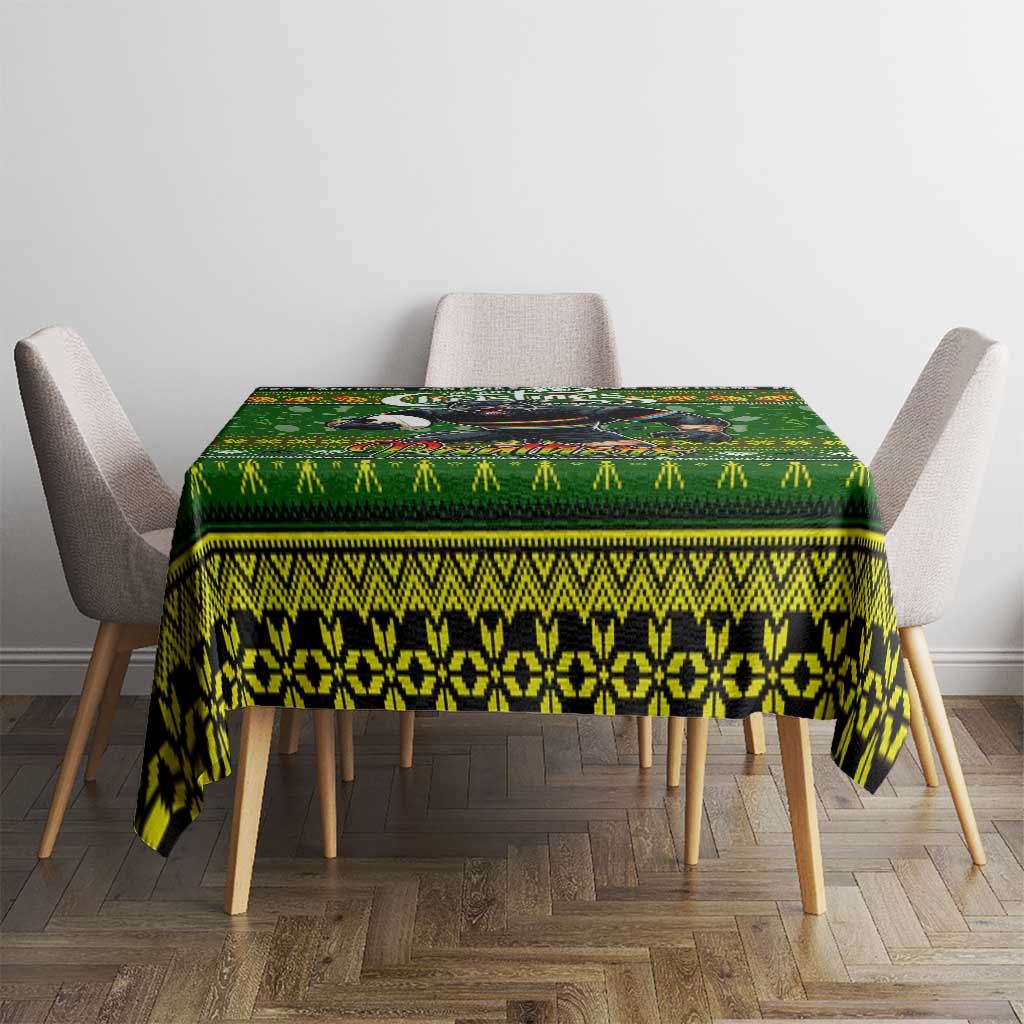 Panthers Rugby Xmas Tablecloth Australia NRL Mascot