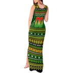 Personalized Panthers Rugby Xmas Tank Maxi Dress Australia NRL Mascot