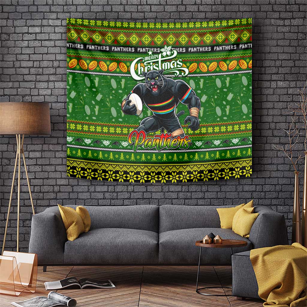 Panthers Rugby Xmas Tapestry Australia NRL Mascot