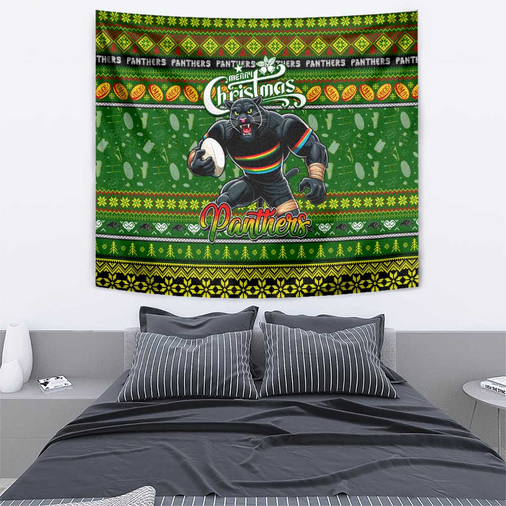 Panthers Rugby Xmas Tapestry Australia NRL Mascot