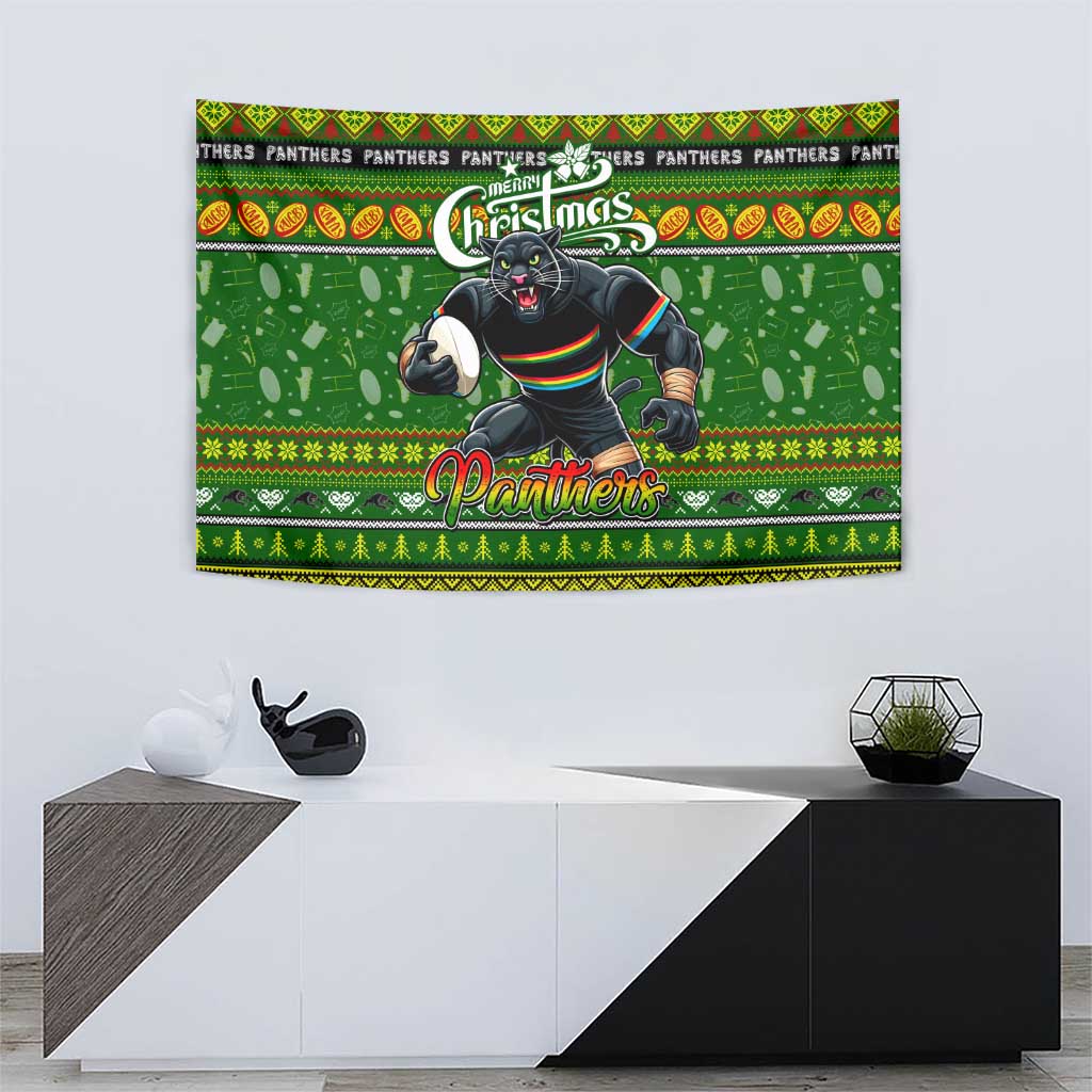 Panthers Rugby Xmas Tapestry Australia NRL Mascot