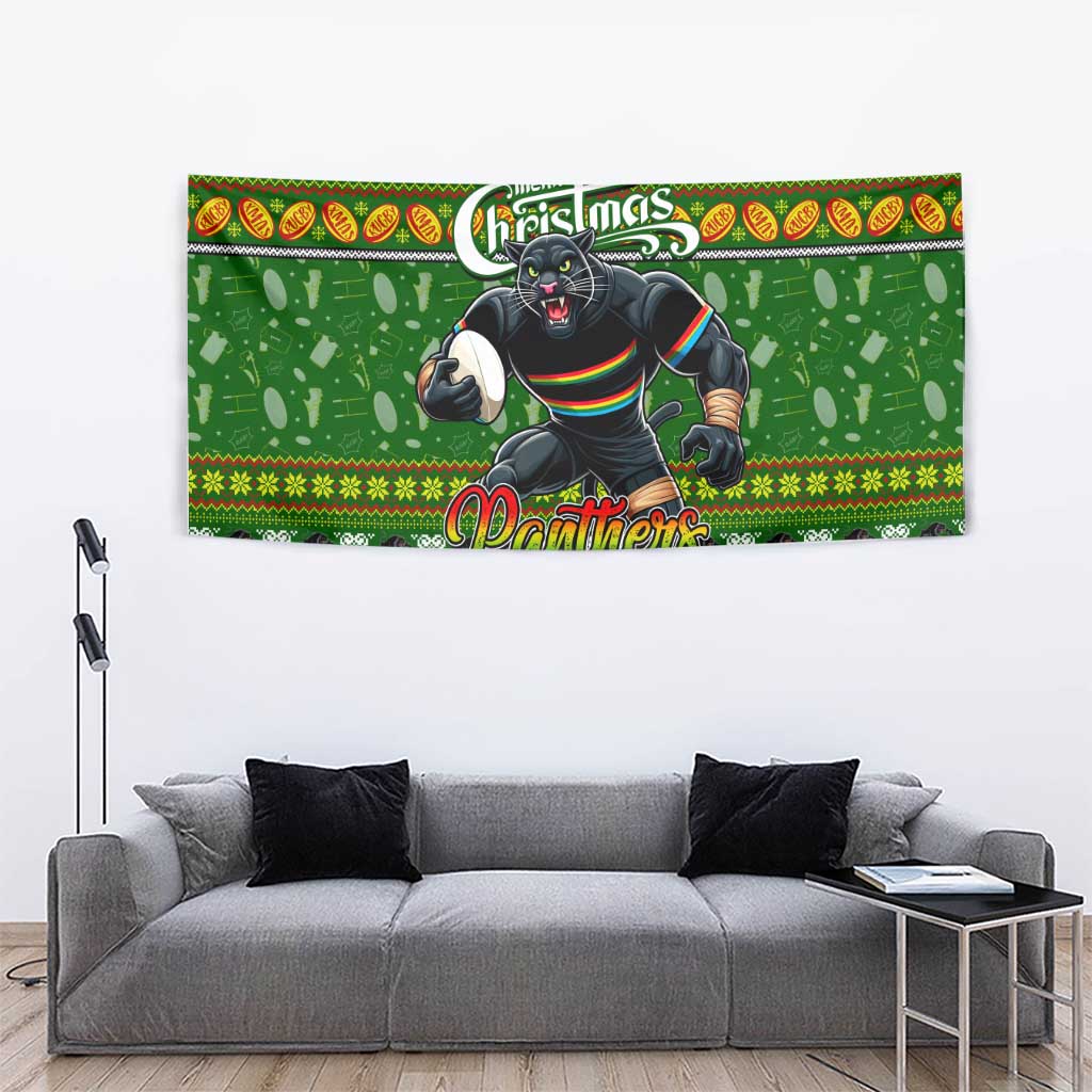 Panthers Rugby Xmas Tapestry Australia NRL Mascot
