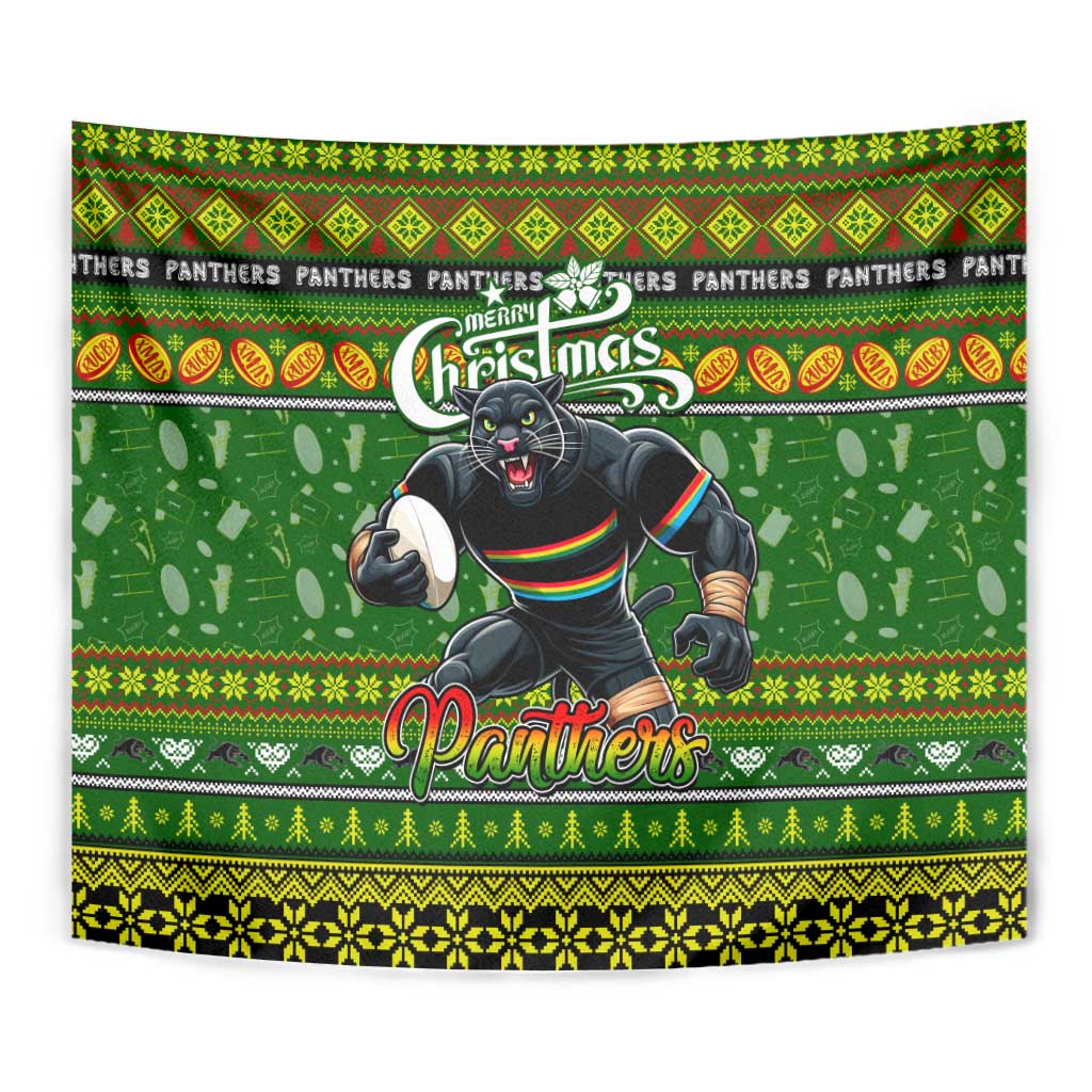 Panthers Rugby Xmas Tapestry Australia NRL Mascot