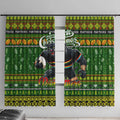 Panthers Rugby Xmas Window Curtain Australia NRL Mascot