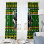 Panthers Rugby Xmas Window Curtain Australia NRL Mascot