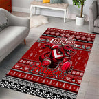 Dragons Rugby Xmas Area Rug Australia NRL Mascot
