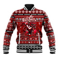 Personalized Dragons Rugby Xmas Baseball Jacket Australia NRL Mascot