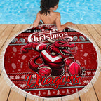 Dragons Rugby Xmas Beach Blanket Australia NRL Mascot