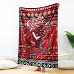 Dragons Rugby Xmas Blanket Australia NRL Mascot