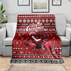 Dragons Rugby Xmas Blanket Australia NRL Mascot