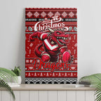 Dragons Rugby Xmas Canvas Wall Art Australia NRL Mascot