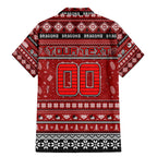 Personalized Dragons Rugby Xmas Family Matching Mermaid Dress and Hawaiian Shirt Australia NRL Mascot