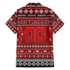 Personalized Dragons Rugby Xmas Hawaiian Shirt Australia NRL Mascot