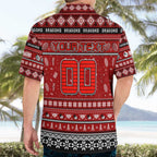 Personalized Dragons Rugby Xmas Hawaiian Shirt Australia NRL Mascot