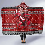 Dragons Rugby Xmas Hooded Blanket Australia NRL Mascot