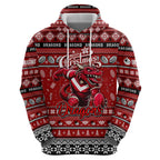 Personalized Dragons Rugby Xmas Hoodie Australia NRL Mascot