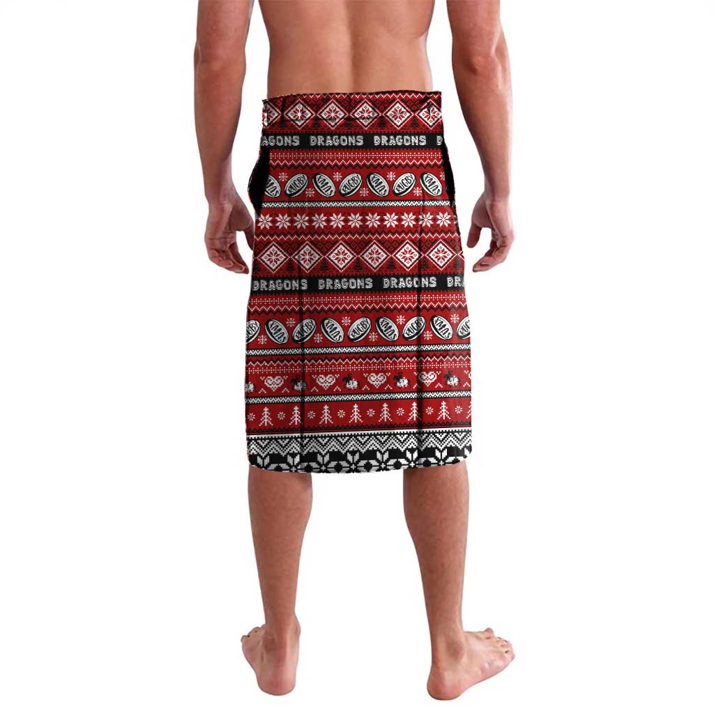 Personalized Dragons Rugby Xmas Lavalava Australia NRL Mascot