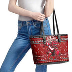 Dragons Rugby Xmas Leather Tote Bag Australia NRL Mascot