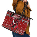 Dragons Rugby Xmas Leather Tote Bag Australia NRL Mascot