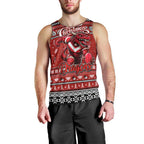 Personalized Dragons Rugby Xmas Men Tank Top Australia NRL Mascot