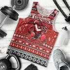 Personalized Dragons Rugby Xmas Men Tank Top Australia NRL Mascot