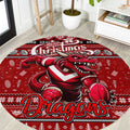 Dragons Rugby Xmas Round Carpet Australia NRL Mascot