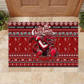 Dragons Rugby Xmas Rubber Doormat Australia NRL Mascot