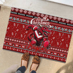 Dragons Rugby Xmas Rubber Doormat Australia NRL Mascot