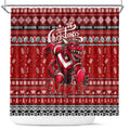 Dragons Rugby Xmas Shower Curtain Australia NRL Mascot