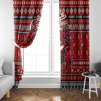 Dragons Rugby Xmas Window Curtain Australia NRL Mascot