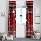 Dragons Rugby Xmas Window Curtain Australia NRL Mascot
