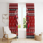 Dragons Rugby Xmas Window Curtain Australia NRL Mascot