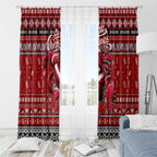 Dragons Rugby Xmas Window Curtain Australia NRL Mascot