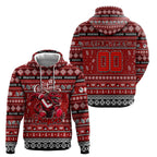 Personalized Dragons Rugby Xmas Zip Hoodie Australia NRL Mascot