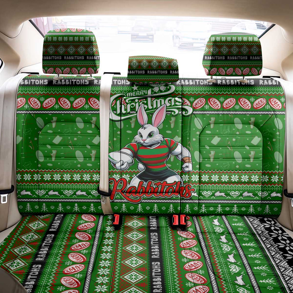Rabbitohs Rugby Xmas Back Car Seat Cover Australia NRL Mascot