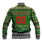 Personalized Rabbitohs Rugby Xmas Baseball Jacket Australia NRL Mascot