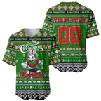 Personalized Rabbitohs Rugby Xmas Baseball Jersey Australia NRL Mascot