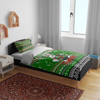 Rabbitohs Rugby Xmas Bedding Set Australia NRL Mascot