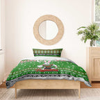 Rabbitohs Rugby Xmas Bedding Set Australia NRL Mascot
