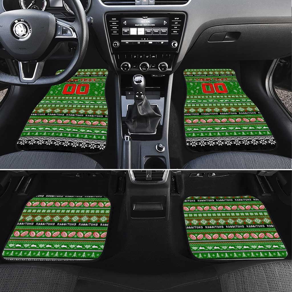 Rabbitohs Rugby Xmas Car Mats Australia NRL Mascot